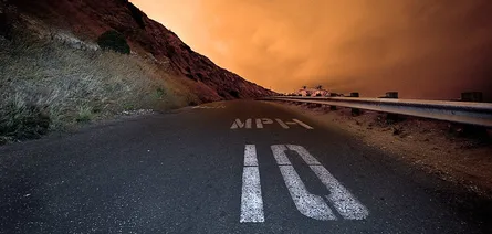 Two images merged