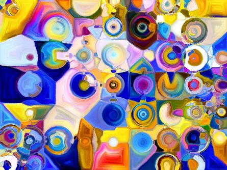 Colorful abstract art