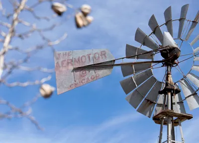 Old Weathered Windmill