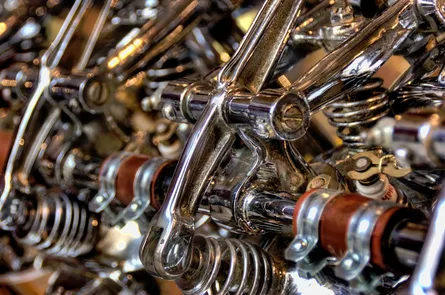 Many shiny metal things