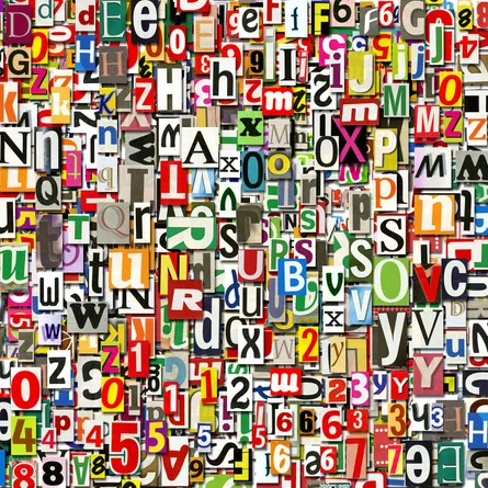 Colorful, Chaotic Typography