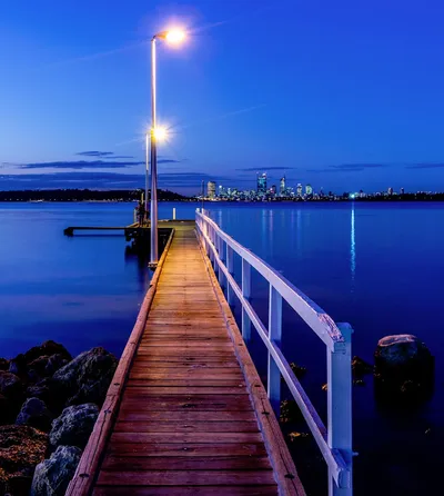 Night Harbor Dock