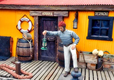 Old Fisherman's Hut Scene