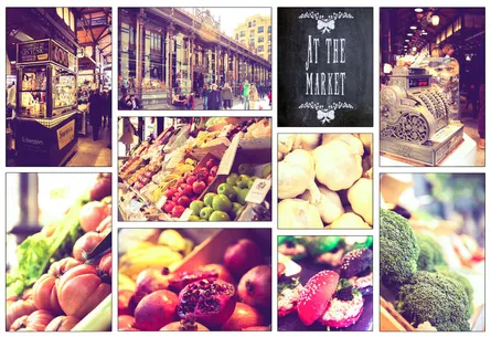 Market collage