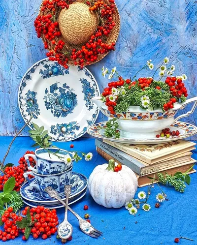 Christmas Tea Setting