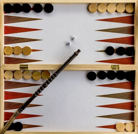 Darts, checkers, chess set,