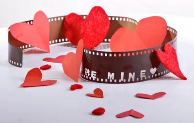 Film Roll Heart Display