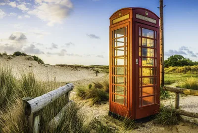 Vintage Red Phone Box