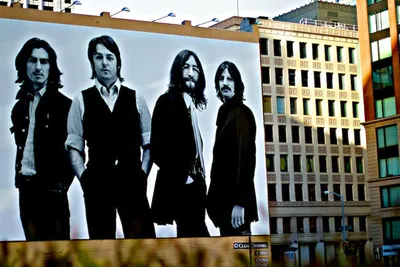 Poster on wall