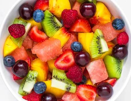 Fruit salad in bowl