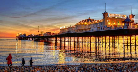Pier at sunset