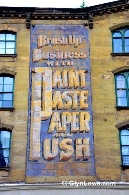 Old sign on building