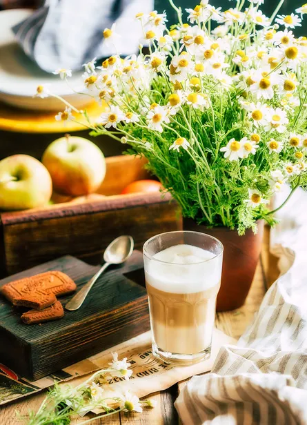 Coffee and Flowers
