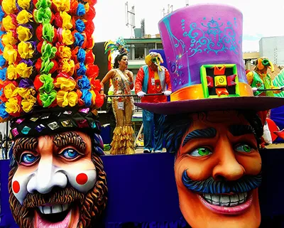 Carnival parade float