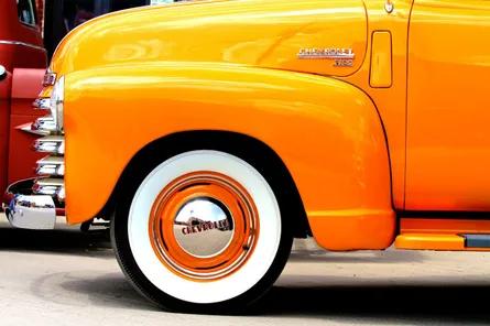 Old yellow truck