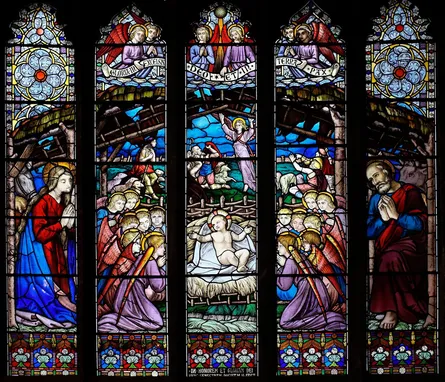 Christmas nativity window 14 04