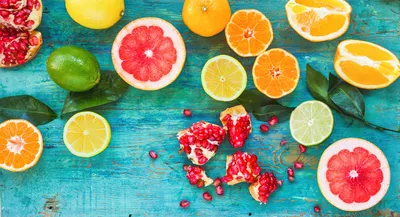 "Vibrant Citrus Display"