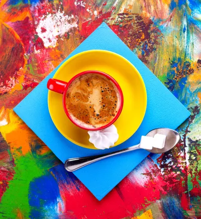 Colorful Coffee Cup
