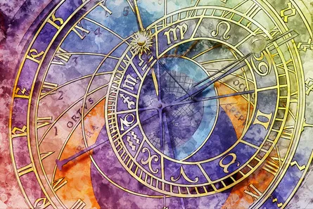 The image is of a clock