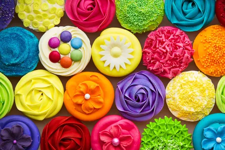 Colorful wedding decorations