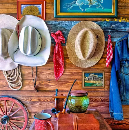 Western theme, old west memorabilia