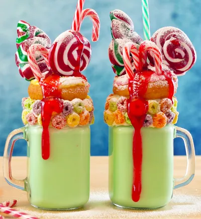 Colorful Cocktails on Ice