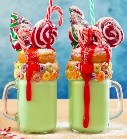 Colorful Cocktails on Ice
