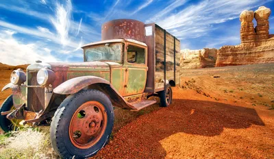 Old Truck in Desert