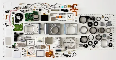 Disassembled electronic device