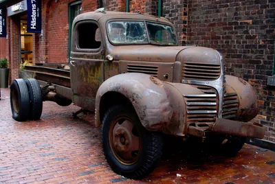 Old Truck on Street