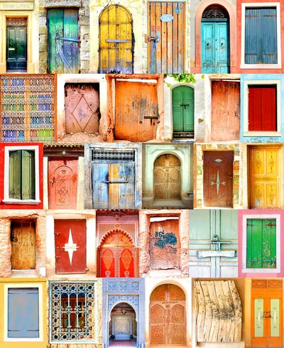Vibrant Doorways