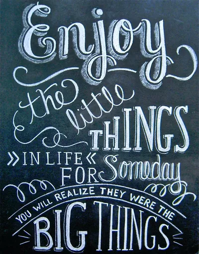 Chalkboard Saying