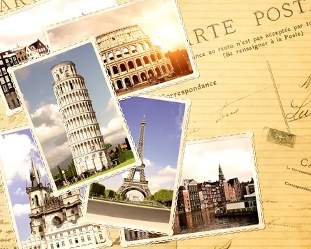 "Vintage Travel Postcard"