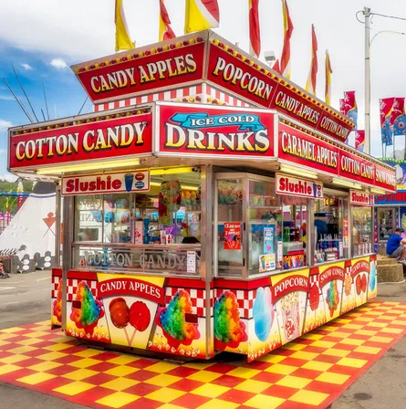 Candy apple booth