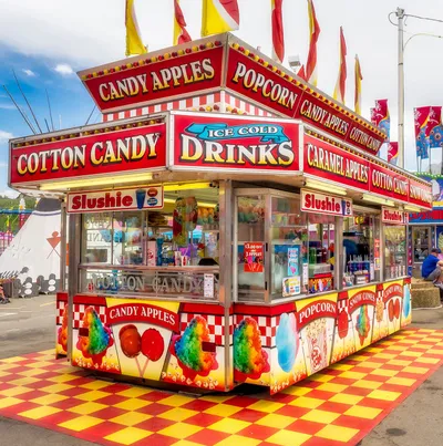 Candy apple booth