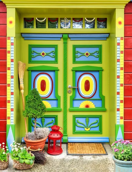 Vibrant Entrance