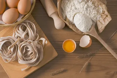 Eggs in a carton