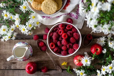 Fruit and flowers