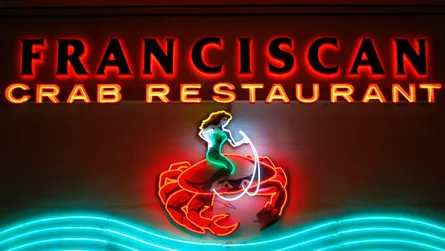 Crab restaurant sign