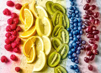 Fresh Fruit Rainbow
