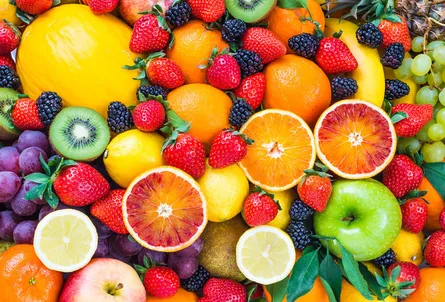 Colorful assortment of fruits