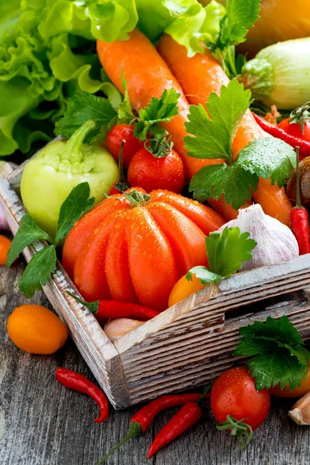 Vibrant Fruits and Vegetables