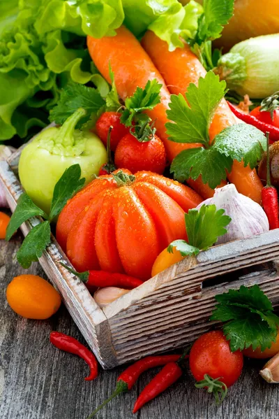 Vibrant Fruits and Vegetables