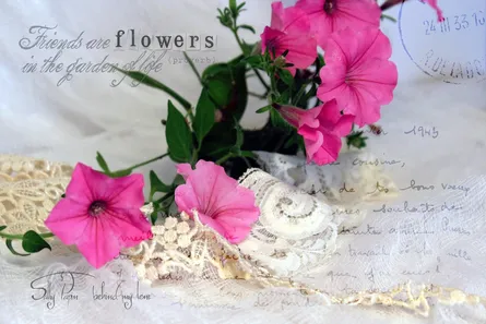 Flowers on table