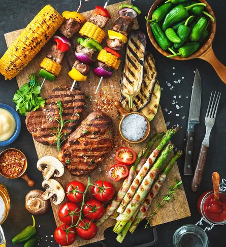 Barbecue feast