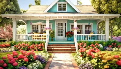 Colorful Cottage Garden