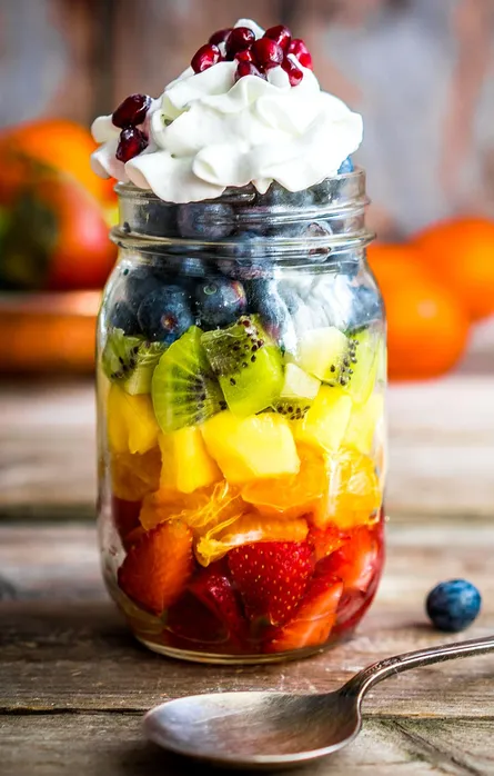 Colorful fruit salad