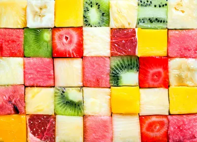 Colorful Fruit Mosaic