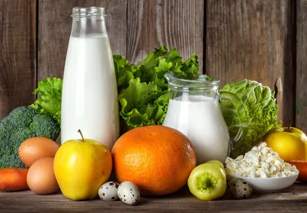 Fresh vegetables and fruits
