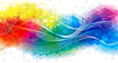 Colorful design on background
